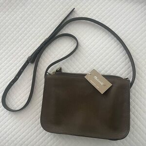 Madewell Brown Leather Crossbody Bag